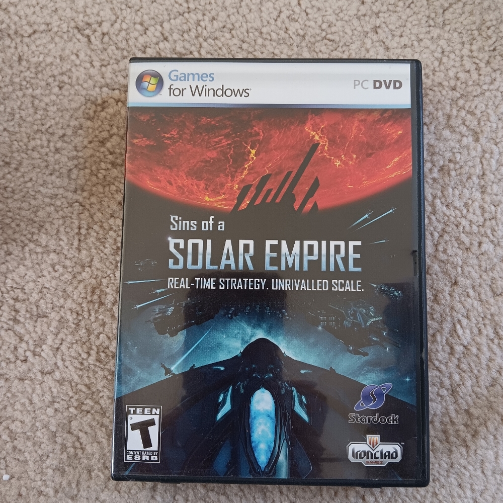 PC DVD Sins of a Solar Empire Game